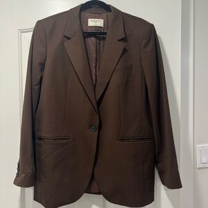 Aritzia Babaton Agency Brown Blazer